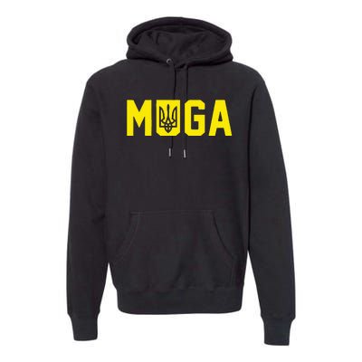 Muga Make Ukraine Great Again Support Premium Hoodie