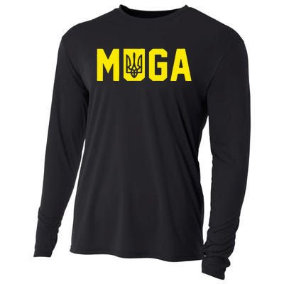 Muga Make Ukraine Great Again Support Cooling Performance Long Sleeve Crew