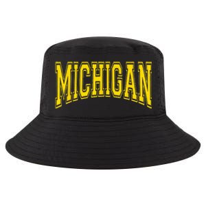 Michigan MI USA United States Font Cool Comfort Performance Bucket Hat