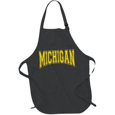Michigan MI USA United States Font Apron
