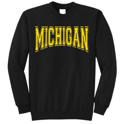 Michigan MI USA United States Font Sweatshirt