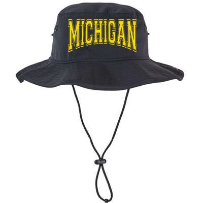 Michigan MI USA United States Font Legacy Cool Fit Booney Bucket Hat