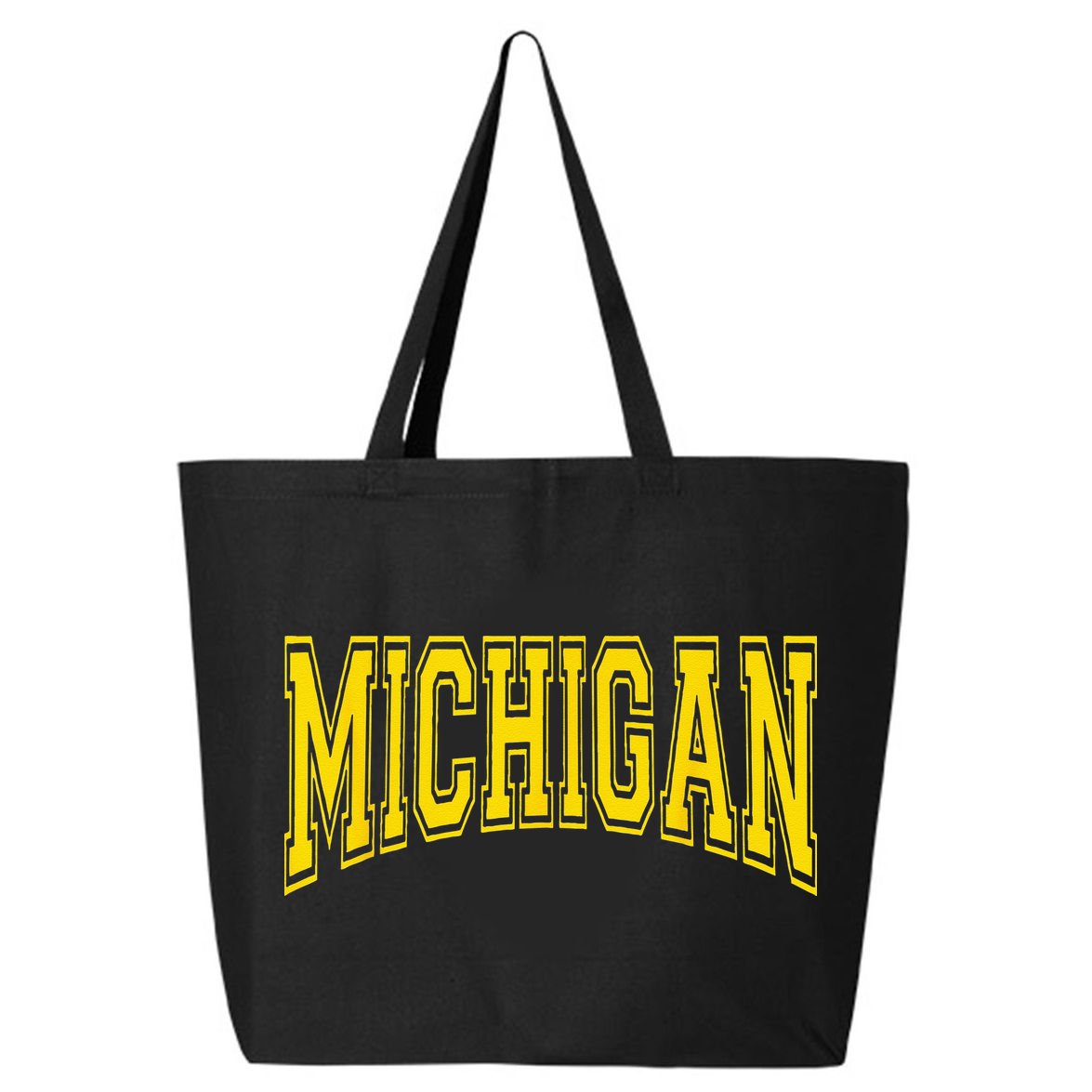 Michigan MI USA United States Font 25L Jumbo Tote