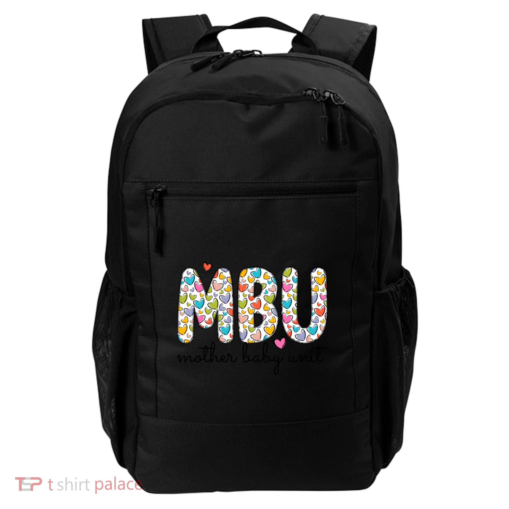 Mbu Mother Unit Therapist Happy Valentine Day Gift Backpack