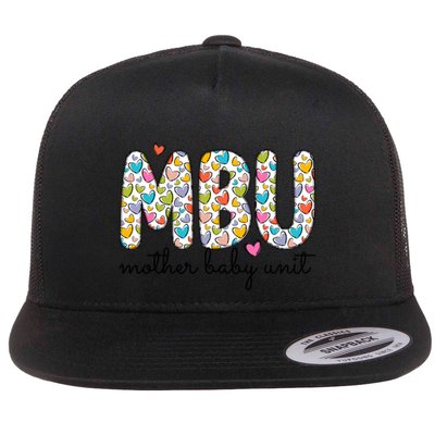Mbu Mother Unit Therapist Happy Valentine Day Gift Flatbill Hat