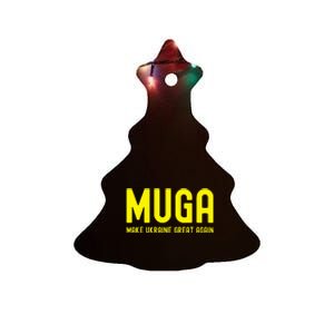 Muga Make Ukraine Great Again Support Ceramic Tree Ornament