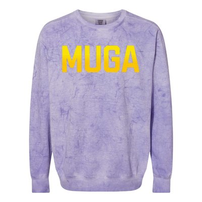 Muga Make Ukraine Great Again Colorblast Crewneck Sweatshirt