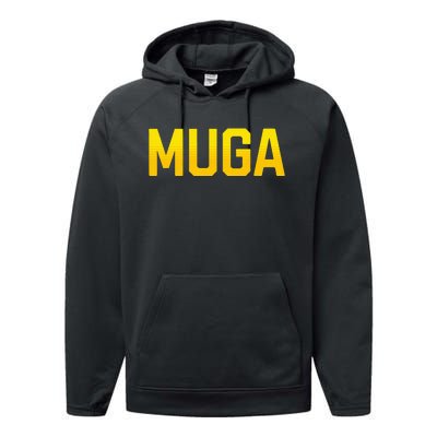 Muga Make Ukraine Great Again Performance Fleece Hoodie