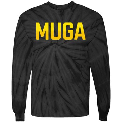 Muga Make Ukraine Great Again Tie-Dye Long Sleeve Shirt