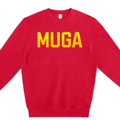 Muga Make Ukraine Great Again Premium Crewneck Sweatshirt