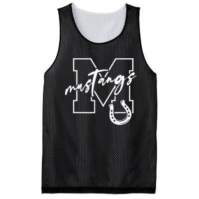 Mustangs Mesh Reversible Basketball Jersey Tank