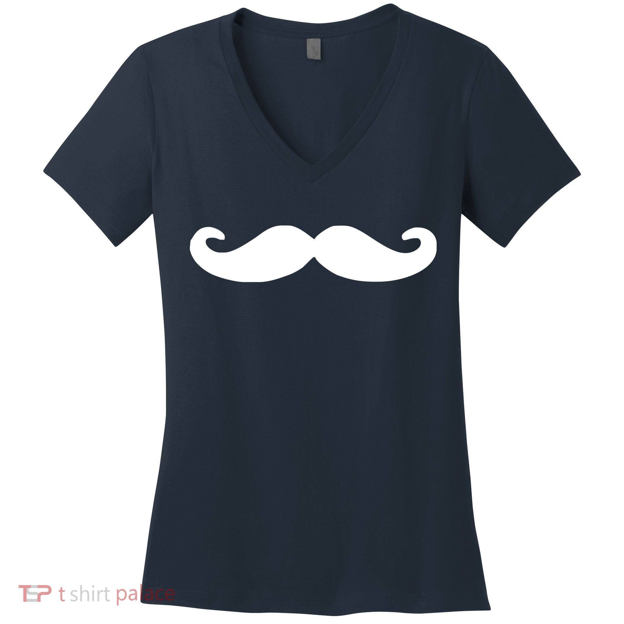 Mustache Women's V-Neck T-Shirt