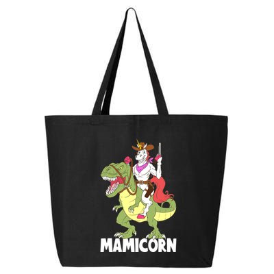 Mamicorn Mami Unicorn Riding Trex Dinosaur Mom Mama Cow Gift 25L Jumbo Tote