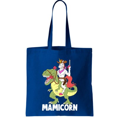 Mamicorn Mami Unicorn Riding Trex Dinosaur Mom Mama Cow Gift Bag