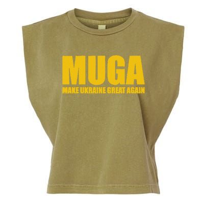 Muga Make Ukraine Great Again Garment-Dyed Women's Muscle Tee