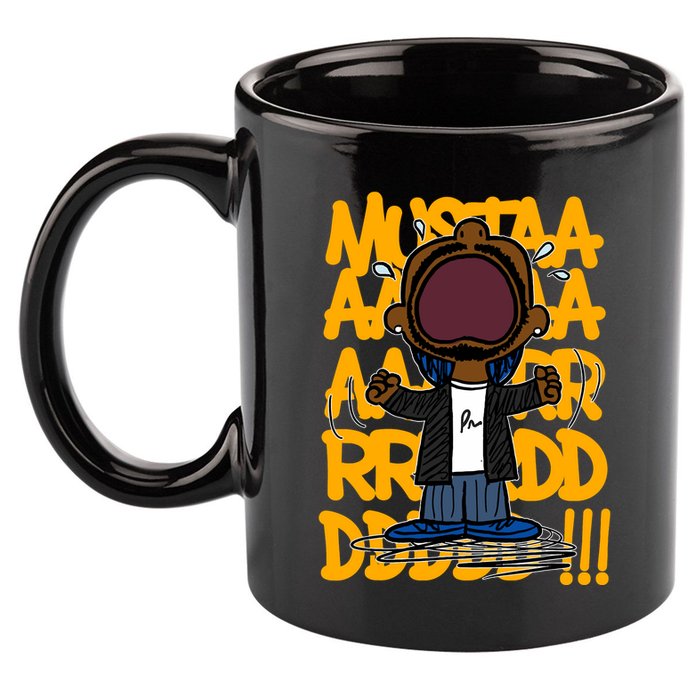 Mustard 11oz C Handle Ceramic Mug