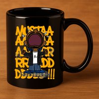 Mustard 11oz C Handle Ceramic Mug