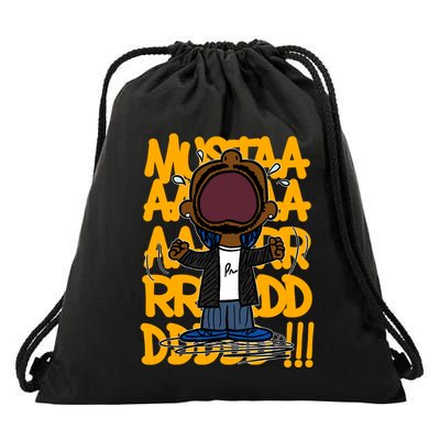 Mustard Drawstring Bag