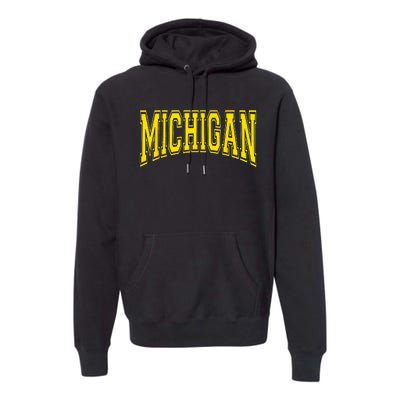 Michigan Mi Usa United States Premium Hoodie