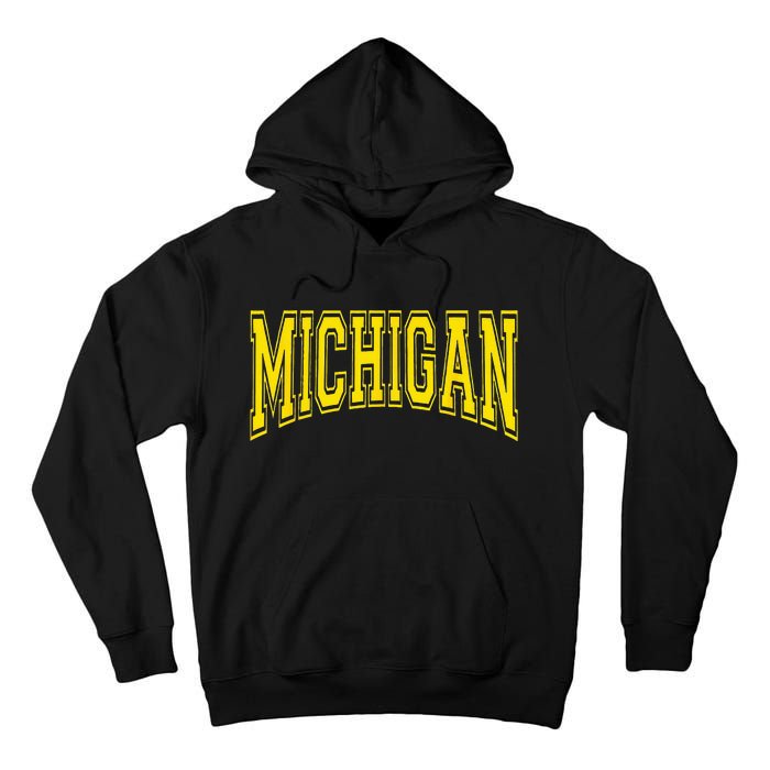 Michigan Mi Usa United States Tall Hoodie