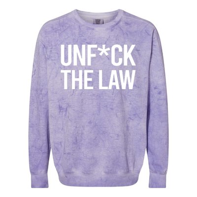 Melissa Murray Unfuck The Law Colorblast Crewneck Sweatshirt