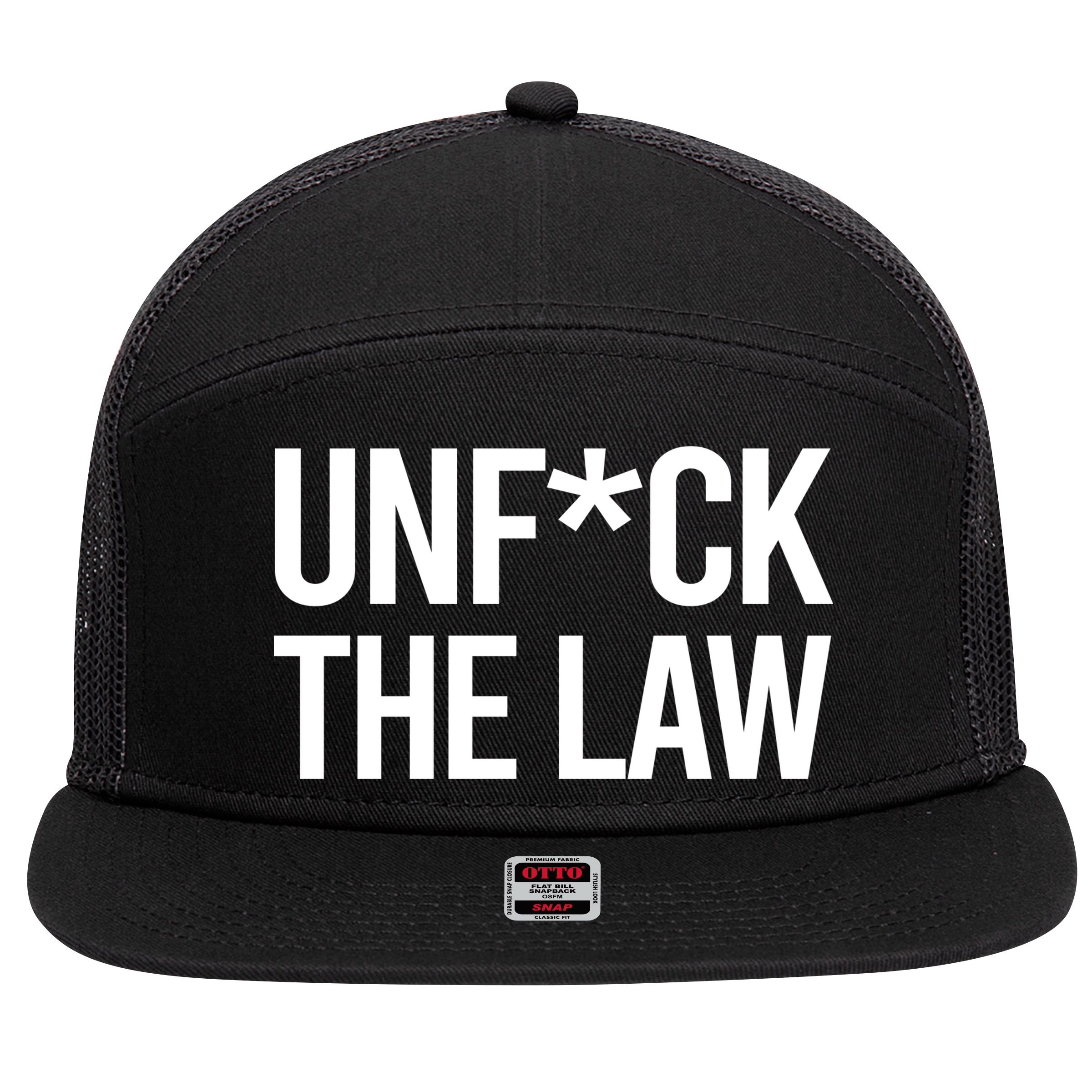 Melissa Murray Unfuck The Law 7 Panel Mesh Trucker Snapback Hat