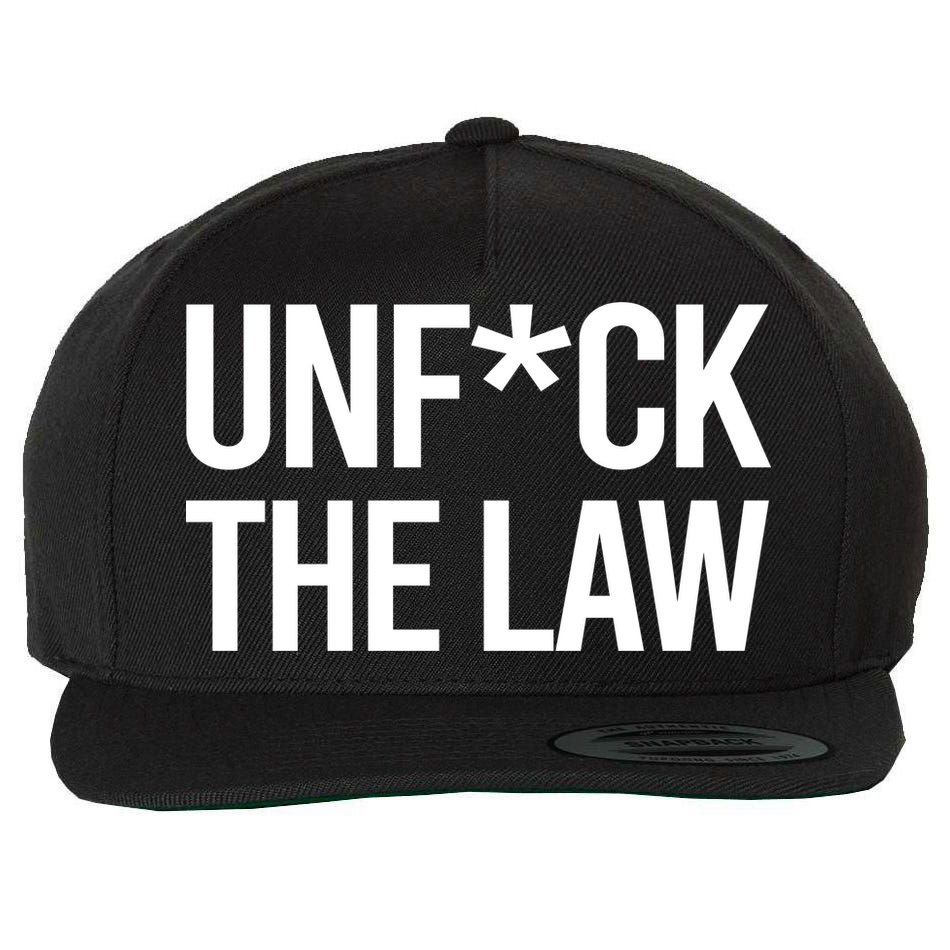 Melissa Murray Unfuck The Law Wool Snapback Cap