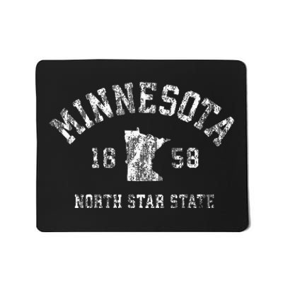 Minnesota Mn Vintage Sports Design Minnesotan Mousepad