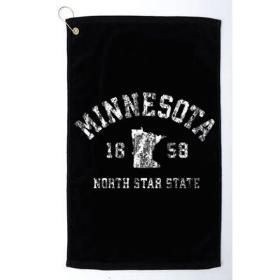 Minnesota Mn Vintage Sports Design Minnesotan Platinum Collection Golf Towel