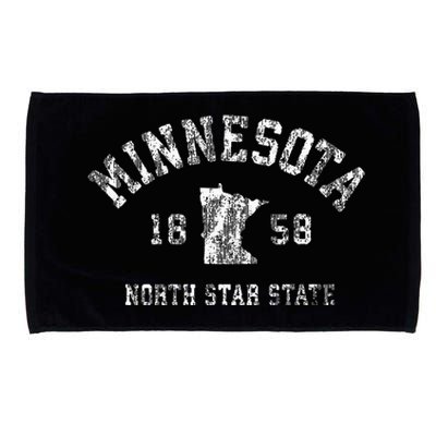 Minnesota Mn Vintage Sports Design Minnesotan Microfiber Hand Towel