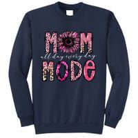 Mom Mode Vintage All Day Western Leopard Mom Mother Day Sweatshirt