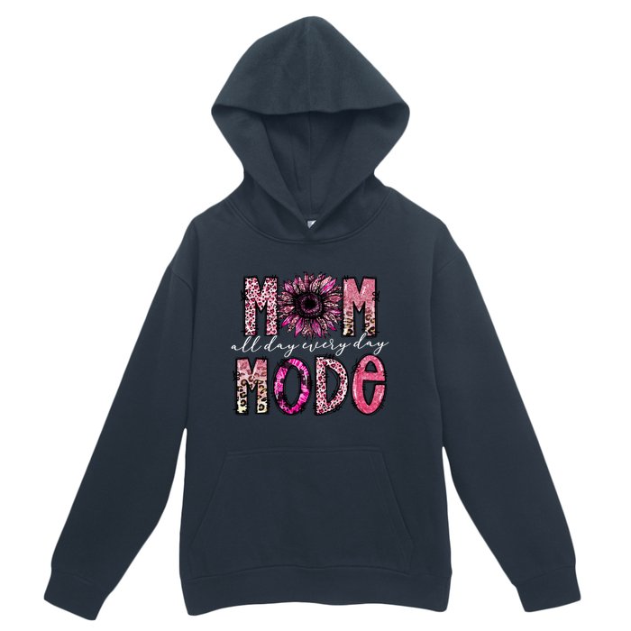 Mom Mode Vintage All Day Western Leopard Mom Mother Day Urban Pullover Hoodie