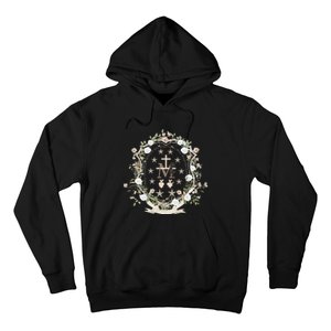 Marian Medal Virgin Mary Marian Cross Hoodie