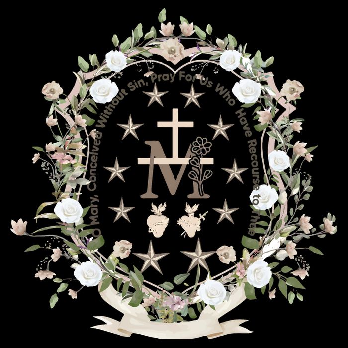 Marian Medal Virgin Mary Marian Cross 16 in Basic Backpack