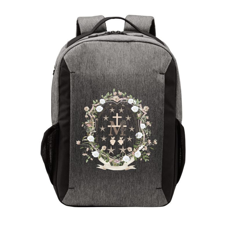 Marian Medal Virgin Mary Marian Cross Vector Backpack