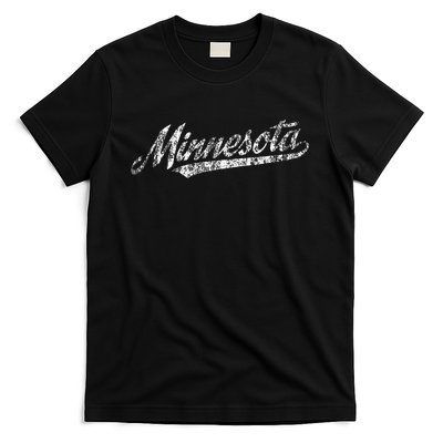 Minnesota Mn Vintage Sports Script Retro T-Shirt