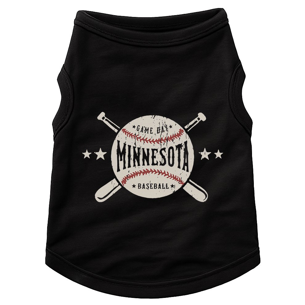 Minnesota Mn Vintage Baseball Doggie Tank