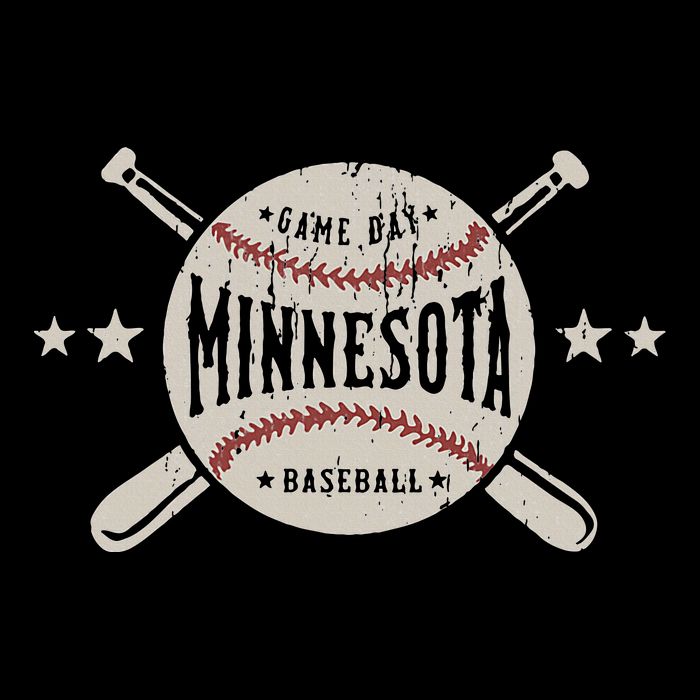 Minnesota Mn Vintage Baseball Doggie Tank