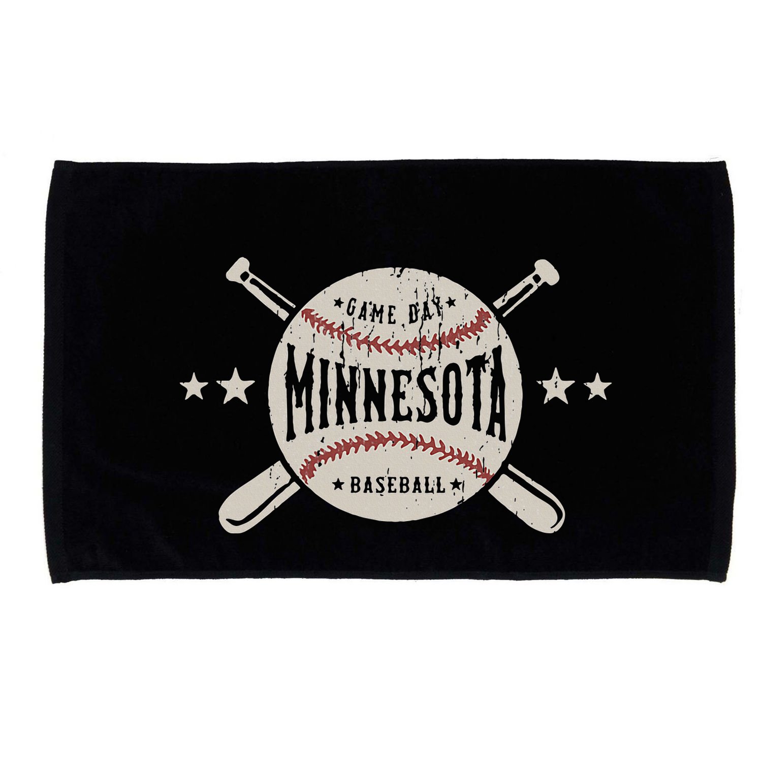 Minnesota Mn Vintage Baseball Microfiber Hand Towel