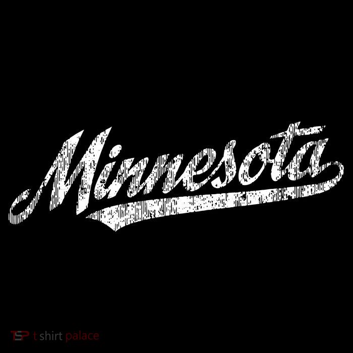 Minnesota Mn Vintage Sports Script Retro Sweatshirt