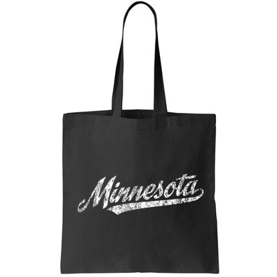 Minnesota Mn Vintage Sports Script Retro Bag