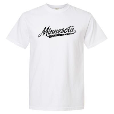 Minnesota Mn Vintage Sports Script Retro Garment-Dyed Heavyweight T-Shirt