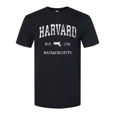 Massachusetts Ma Vintage Athletic Sports Softstyle CVC T-Shirt