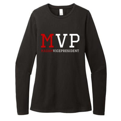 Mvp Madam Vice President Varsity Gift Womens CVC Long Sleeve Shirt