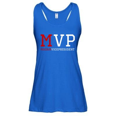 Mvp Madam Vice President Varsity Gift Ladies Essential Flowy Tank