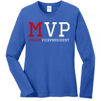 Mvp Madam Vice President Varsity Gift Ladies Long Sleeve Shirt