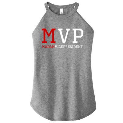 Mvp Madam Vice President Varsity Gift Women’s Perfect Tri Rocker Tank