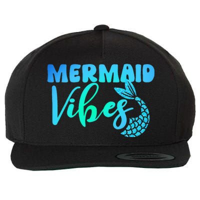 Mermaid Mermaid Vibes Tail Swimming Beach Wool Snapback Cap