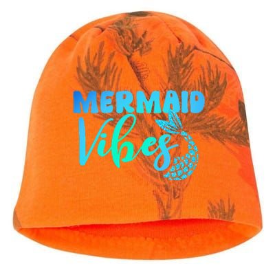 Mermaid Mermaid Vibes Tail Swimming Beach Kati - Camo Knit Beanie