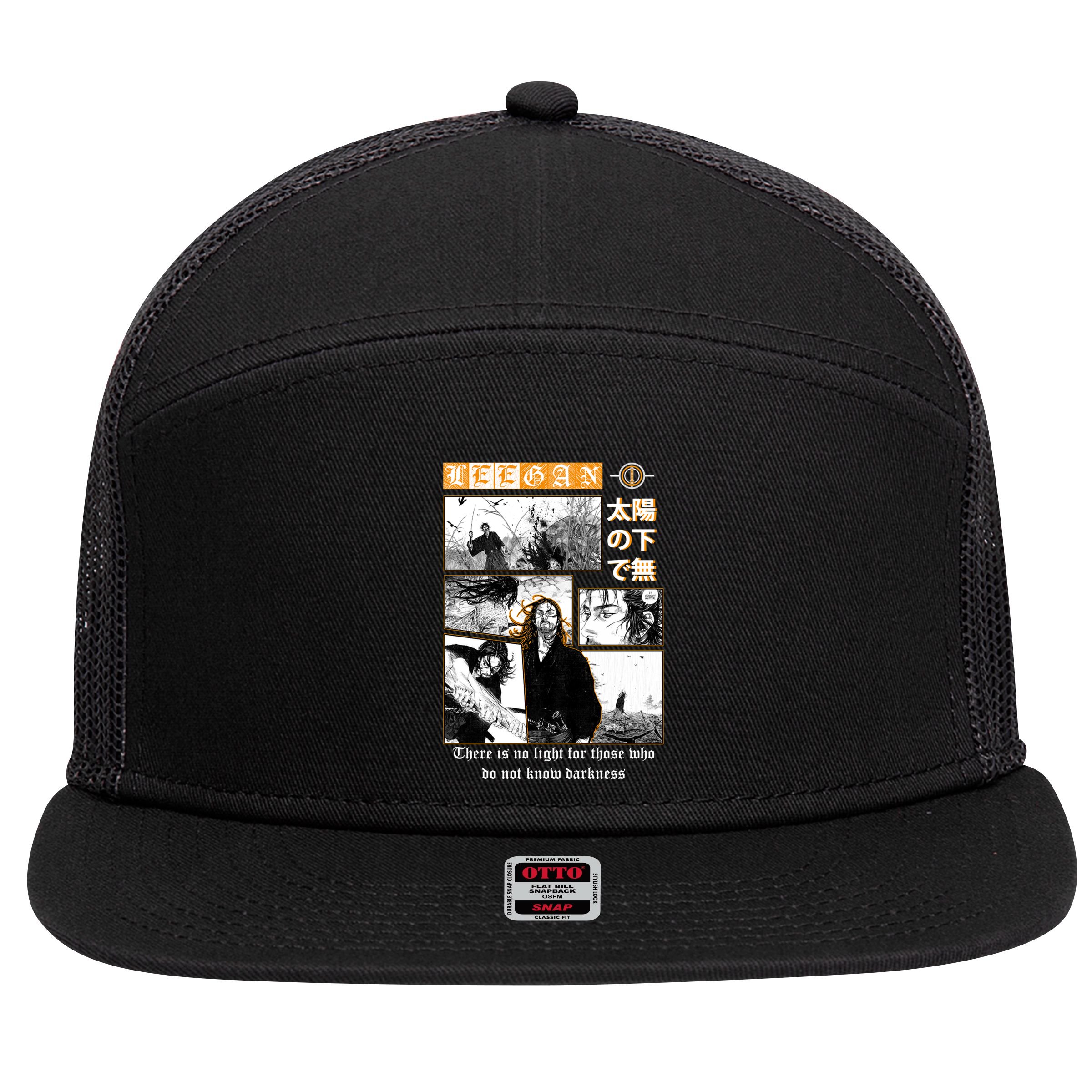 Musashi Miyamoto Vagabond Samurai 7 Panel Mesh Trucker Snapback Hat